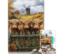 Yak 1000 Piece Jigsaw Puzzles for Teenagers,Challenging Game Gifts for Is Ideal As A Gift for The Whole Family (38x26cm)