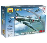 Yak-3 Soviet Fighter 1:72 Plastic Model Kit ZVEZDA