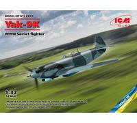 Yak-9K, WWII Soviet Fighter 1:32 Plastic Model Kit ICM