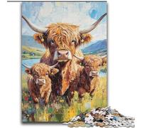 Yak Family Puzzles for Teenagers Teens 2000pc Puzzle, Staycation Kill Time Every Piece Is Unique - Challenging Family Fun Game (70x100cm)