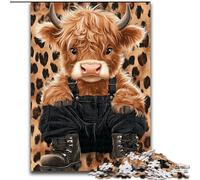 Yak Jigsaw Puzzles for Teenagers, Suitable for Ages 14 And Up Family Fun It Is Ideal As A Gift for The Whole Family (26x38cm)
