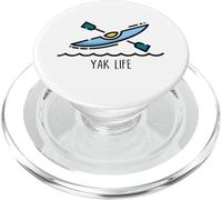 Yak Life Kayak Life Kayaking and Paddling Canoeing Sport PopSockets PopGrip for MagSafe