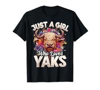 Yak Lover Just A Girl Who Loves Yaks Women Girls T-Shirt
