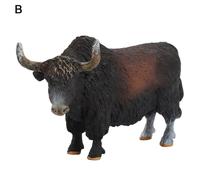 Yak Model Realistic Education Toys Novelty Simulation Bull Action Figures Kids Gifts Tw B