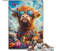Yak on Vacation Jigsaw Puzzles for Adults, Educational Stress Relief Toy for Is Ideal As A Gift for The Whole Family 26x38cm
