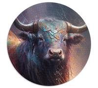 Yak Painting JigsawPuzzle 1000 Pieces for Adults Challenging Puzzles Family Game Night, Home Decor & Brain Training Gift (Size 67.5x67.5cm)
