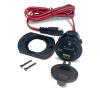 Yak-Power Dual USB Charging Port with USB-C, QC3.0, Voltmeter - YP-UMP48