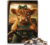 Yak Puzzles for Teenagers 1000 Pieces,Help The Brain Exercise Addictive Toys to Cultivate Patience Suitable for Couples (38x26cm)