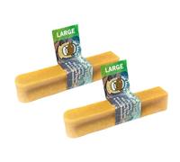 Nova Yak Snack - Large Natural Dog Treats. Long Lasting Chews For Dogs With No Artificial Preservatives. Yak Milk Chews Low In Fat, High In Protein And Calcium. Grain And Gluten Free (Pack of 2)