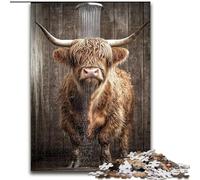 Yak Taking A Bath Adult Jigsaws 1000 Pieces Difficult, Challenging Game And Family Play Educational Game for Birthday, Chrismas (50x75cm)