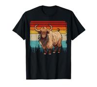 Yak Vintage Distressed Retro Style Cool Yak T-Shirt