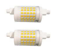 YAKAiYAL 10W R7s LED Light Bulb 78MM Dimmable Cool White 6000K AC220-240V Double-Ended Base J78 Linear Tube Ceramic Bulbs 360 Degree (Dimmable, 2-Pack)