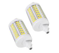 YAKAiYAL 15W R7s LED Light Bulb 78MM Dimmable Cool White 6000K AC220-240V Double-Ended Base J78 Linear Tube Ceramic Bulbs 360 Degree Linear Halogen Lamp Replacement (Dimmable, 2-Pack)