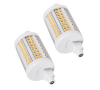YAKAiYAL 15W R7s LED Light Bulb 78MM Dimmable Warm White 3000K AC220-240V Double-Ended Base J78 Linear Tube Ceramic Bulbs 360 Degree (Dimmable, 2-Pack)