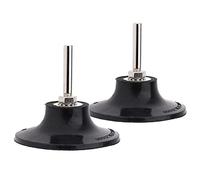Yakamoz 2 Pcs 3 Inch Roloc Sanding Disc Holder with 1/4" Shank Quick Change Roll Lock Sander Pad Holder Adapter for Power Drill Air Die Grinder Sanding Polishing Grinding Tool Accessories