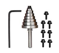 Yakamoz 7PCS Multi-Rabbet Top Mounted Bearings Replacement Kit Rabbeting Router Bit Ball Bearing Guide Set | Inner Dia. 3/16" & Overall Dia. 3/8", 1/2", 5/8", 3/4", 7/8", 1", 1-1/8"