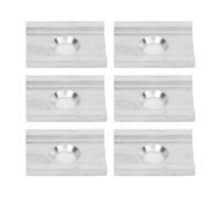 YakAttack FeelFree UniTrack Aluminum Kayak Adapter, 6 Pack, Adapter Plates Only (AAP-1012-6), High Compatibility with FeelFree Kayaks, Johnny Boats, and 3 Waters Kayaks, Durable