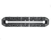 YakAttack GridLoc MightyMount XL 9” Track Mount | Kayak Rail Accessory with Hardware | Compatible with BlackPak Pro & Kayak Track Systems | Durable 7.5” Usable Length Gear Mount | Made in USA