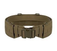 YAKEDA Tactical Battle Belt-3 in 1 Rigger Heavy Duty Combat Belt with 4 D-Rings for Work, Hunting & Outdoor,Training (Tan, L(40"-44"))