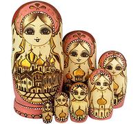 YAKELUS 7pcs Russian Nesting Dolls Matryoshka handmade0707
