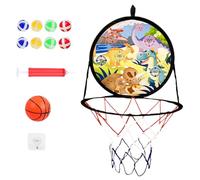 yakermur 2 in 1 Basketball Hoop - Darts and Basketball Game | Safe Game Boy Girl Outdoor Sport Birthday Gift