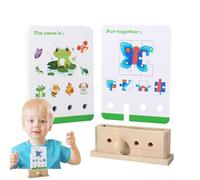 yakermur Assorted Card Game for , Logic Thinking Puzzle - Learning Cards Colours - for Kindergarten at Home and in the Room