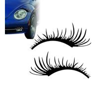 yakermur Auto Lamp Cover Eyebrow Sticker, Automotive Eyelashes for Headlights,CLUPE COLIDE COLIDE COLIDE - Decorative Automotive Headlights Decal for RV, Vehicle