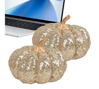 yakermur Autumn Decoration - Autumn Sequins Season Decor - 2 Piece Centre Table Decorations Party Supplies for Living Room, Farmhouse, Kitchen, Fireplace and