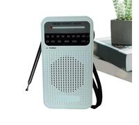 yakermur Battery Operated Radio | Portable AM Station | Wireless Speaker with Needle Battery Powered for Home Camping Beach Travel - Ideal for Public