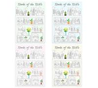 yakermur Bible Reading Tracker, Books of the Bible Dashboard Stickers, Library Books Bible Tracker 4X, Chapter Log Stickers for the Study of Scripture and Organization