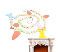 yakermur Bunny Carrot Ornament, Rabbit Carrot Banner | Rabbit Carrot Garland - Cute Spring Holiday Decoration, Front Door Wreath Decorations for the Home Wall