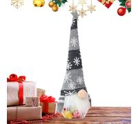 yakermur Christmas Candy Jar - Christmas Gnomes Candy Box Ornament - Decorative Containers for Snacks Chocolates Teas Holiday Bar Classroom Kitchen Shelf Mantel Entryway Office Bedroom