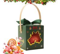 yakermur Christmas Surprise Boxes for - Gift Box with Window and Handle | Holiday Gift Packaging Boxes, For Treats Low Family Meetings Office Teachers Students