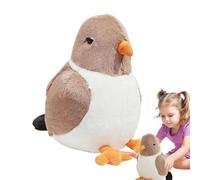 yakermur Cute Dove Plush Toy - Realistic Stuffed Toy with Soft Cuddly Fur - Soft Realistic Heart-Gripping Cuddly Toy as a Sleeping Companion for Family Friends Colleagues Children