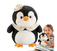 yakermur Cute Penguin Plush Animal, Cute Penguin Plush Toy | Cute Penguin Feather Soft Sleeping Companion for Sofa Bed for Christmas Holidays Birthday