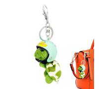 yakermur Cute Plush Pendant Key Ring, Small Decorative Cartoon Turtle, Removable Helmet Cartoon Turtle, Turtle Cuddly Toy Keyring, Green, Siehe Beschreibung