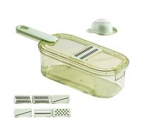 yakermur Cutter for the kitchen, cheese cutter, vegetable chopper with storage container, for potatoes, carrots, salad, preparation, BBQ, camping, outdoor