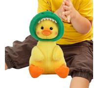 yakermur Duck Plush Duck | 9.84 Inch Yellow Duck Plush with Hat, Sofa Cushions, Decorative Tips, Sleeping Friend, Washable for Valentine's Day