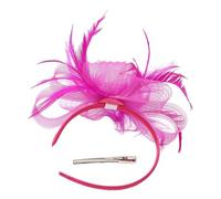 yakermur Fascinator for Women, Fascinator Headwear, Small Hat Mesh Headpieces Hair Accessories for Girls Women Daily Use Outdoor Gathering Festival Afternoon Teas Social Events Costume Home Weddings