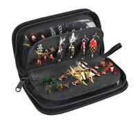 yakermur Fishing Bag, Fishing Box - Small Fishing Storage Bait Bag, Waterproof Bass Line Fishing Pouch Organizer for Outdoor, Camping, Climbing, Garden, Medium size, Se référer au descriptif, Refer to