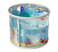 yakermur Foldable Tub - Ice Bath Tub,Folding Large Portable Pool Bathtub for Travel Hot Soaking Outdoor Kids Adults