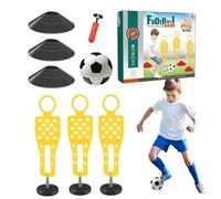 yakermur Football Practice Equipment - Soccer Drill Equipment - Educational Kids Soccer Obstacle Play Set Multi-person Sports Toy for Family Backyard Gym Home Park Field Outdoor Boys and Girls