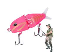 yakermur Freshwater Fishing Lures, Bass Fishing Lures - Articulated Saltwater Lures, Portable Fishing Speed Lesses for Trout, Freshwater and Saltwater, Fish Pan