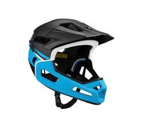 yakermur Full Face Mountain Bike Helmet,Lightweight Cycling Helmet - Adjustable Cycling Protective Head Gear with Ventilation for Adults Riders Bikers Cyclists Women Beginners Professionals