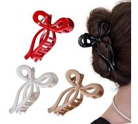 yakermur Hair Clips for Women - 4 Flexible Hair Clips for Girls | Soft Claw Clips | For Little Girls Teens The Daughter The Mother