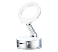 yakermur Magnetic Phone Holder, Foldable Suction Cup Holder for Smartphone - Multifunctional Rotating Aluminium Alloy Holder for Gym, Office, Outdoor,