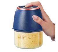 yakermur Mini Food Processor, Powerful Motor Rechargeable by USB | Electric Food Chopper Garlic Cutter | for Meat Ginger Chili Pepper Vegetables Fruit Meal Preparation Kitchen Home Camping