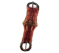 yakermur Mini Western Strap Keyring| Lightweight Handmade Charm Keychain | Mini Western Strap Key Ring | Birthday Lover & Backpack, Indoor Outdoor Home Use, Red and brown, Se référer au descriptif