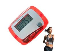 yakermur Pedometer, Pedometer on the Ankle, Digital LCD Pedometer with Daily Target Display for Sports, Travel, Swimming, Indoor Training, Hiking & Outdoor Activities