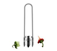 yakermur Pepper Corer Tool - Pear Heart Remover Kitchen Tool | Apple Corer for Peppers Zucchini Eggplant Tomato Pineapple for Home Kitchen Cafe Restaurant